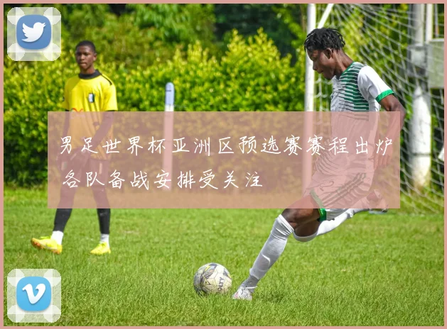 男足世界杯亚洲区预选赛赛程出炉 各队备战安排受关注